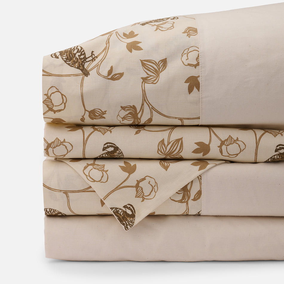 Cotton & Quail Sheet Set